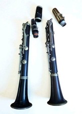 Lot 2 clarinettes anciennes Thibouville Lamy & Noblet Paris à restaurer bois 
