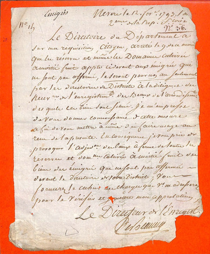 Nevers document ancien - ),