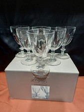 lot de 6 verres vin cristal arques modéle rambouillet