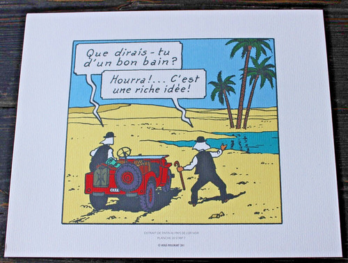 Litho libris tintin - litho, extrait