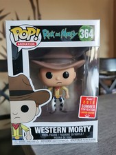 pop rick et morty western morty 364,2018 summer convention,jamais déboxé,neuf