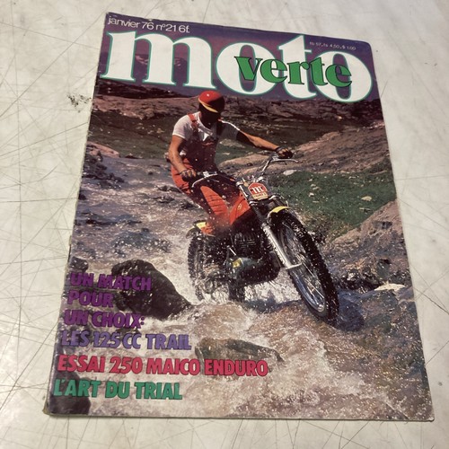 Moto verte 1976 trail - n°21,