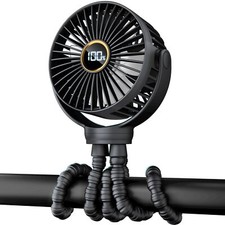 Portable mini stroller fan - fan, w/