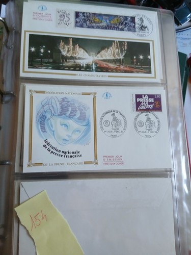 Lot 154 enveloppes 1er - lot, jour