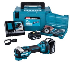 Découpeur-ponceur multifonctions 18V - MAKITA - avec 2 batteries 18V 5.0Ah -