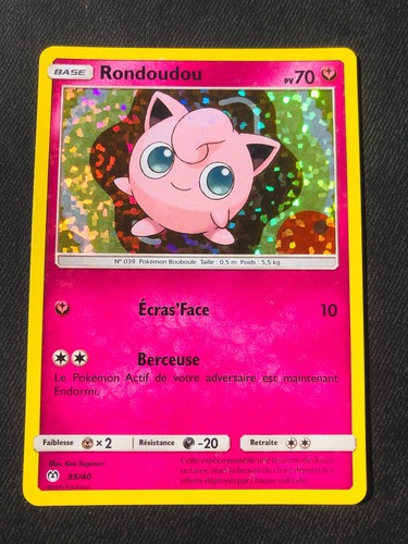 Carte pokémon rondoudou 40 - pokémon,