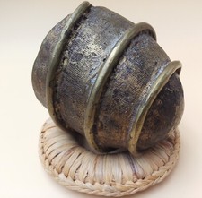 ANCIEN ET BEL OBJET ETHNIQUE EN BRONZE - CURIOSITÉS - AFRIQUE