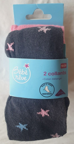 Collants gris rose - 2,