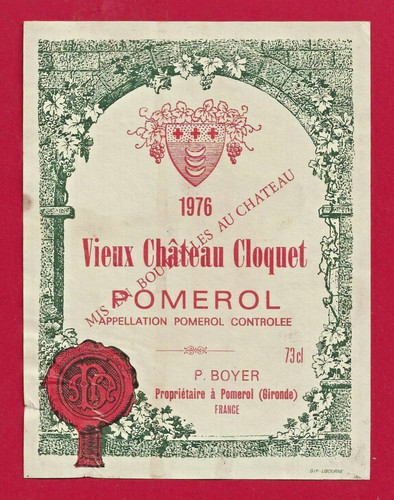 Etiquette bordeaux - 91,