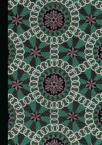 Carnet blanc motif rosaces - carnet, blanc,