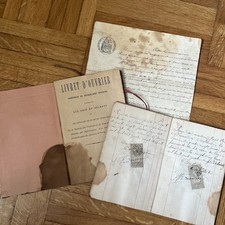 Lot Livret Ouvrier Carnet De