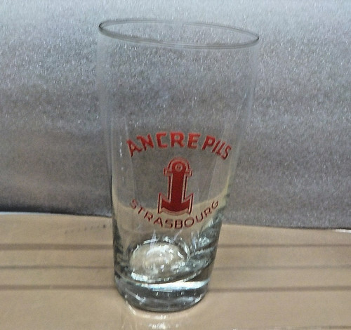 Verre ancien biere brasserie - ,