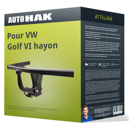Attelage pour golf hayon - pour,