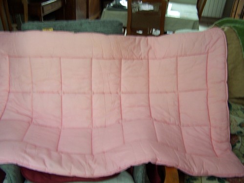 Edredon rose pour lit - , de