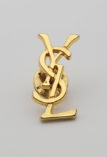 BIJOU PIN'S BROCHE DORÉ SIGLE