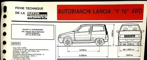 Fiche technique automobile - technique,