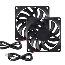 Lot de 2 ventilateurs 8010 DC