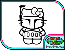 Boba Fett Hello Kitty Star
