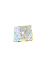 Rare Cartier Panthere Dial Mother of pearl sunrise in 18k gold Small Size