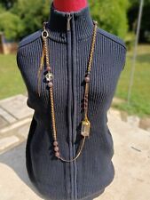 bijoux, sautoir. Création.