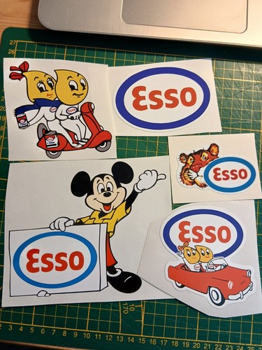 Autocollant esso - autocollant,