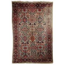Tapis Ancien Asiatique Coton