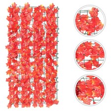 Clôture de haies à feuilles artificielles fausse clôture de feuille d'érable.