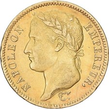 France, 40 Francs, Napoléon