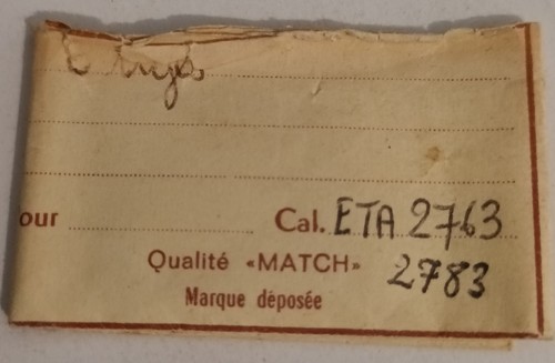 Tige remontoir eta - de,