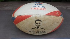Ancien ballon de rugby FFR RENE CRABOS 1899 1964.