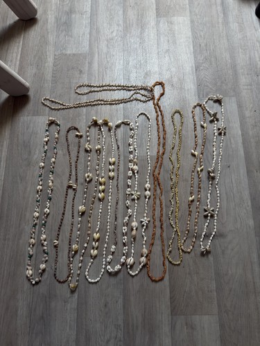Lot collier coquillage - , tahiti