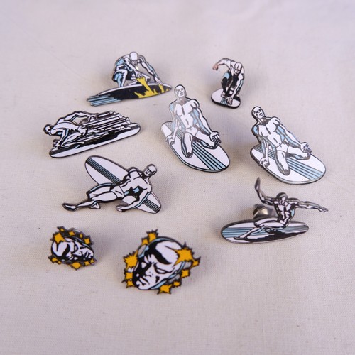 Pin surfeur d - pin's, d'argent