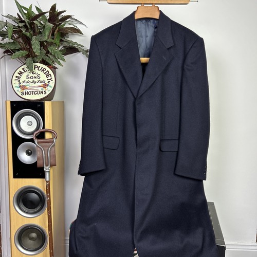 Crombie 1805 navy wool - crombie,