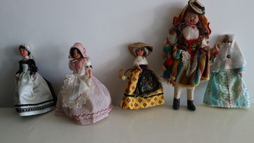 Lot poupees anciennes - lot,