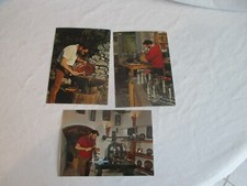 3 CPSM métiers d autrefois Dinandier travail du cuivre et de l'étain 