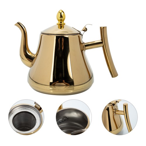 Théière inox avec - en,