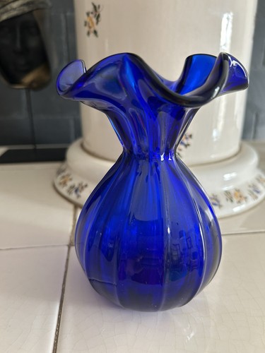 Vase boule vintage col - vase,