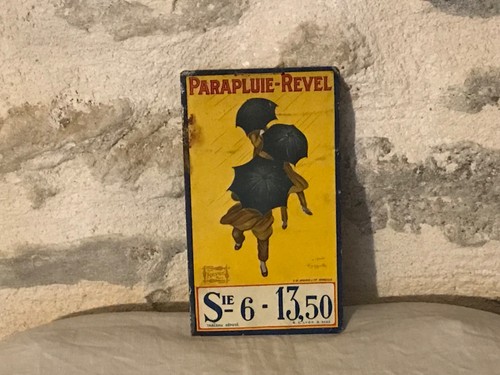 Ancienne plaque publicitaire