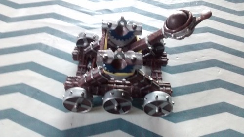Catapulte avec son - boulet, de