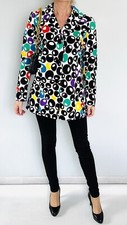 Veste longue imprimé pop AGNES B Vintage - Taille 40