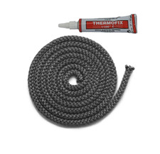 Kit de Joint Rond 9mm pour Poêle, Insert, Four (2M50 + Colle Haute Température)