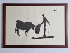 Reproduction vintage encadrée