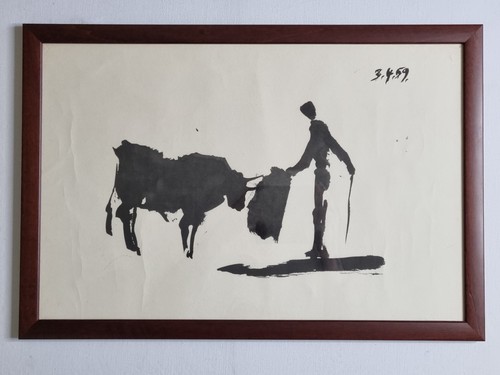 Reproduction vintage encadrée