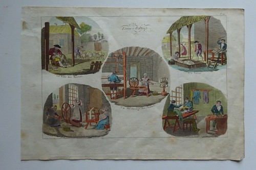 Gravure 1825 industrie - gravure, 1825,