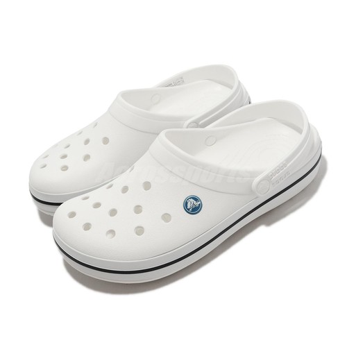 Crocs crocband white black - crocband,