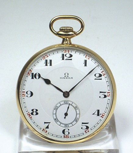 Montre gousset omega or - á,
