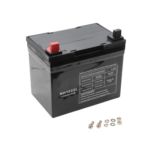 Batterie 12v 22ah pôle - 12v,