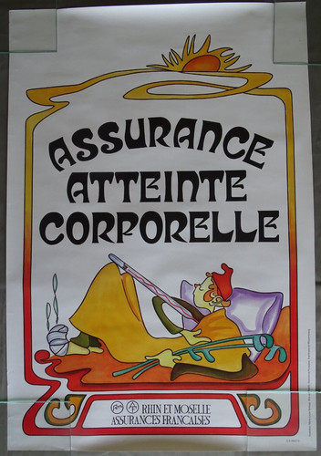 Ancienne affiche publicitaire - ancienne,