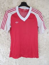 Maillot REIMS 1982 ADIDAS shirt jersey vintage maglia trefoil Ventex rouge S