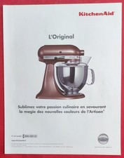 Publicité  de presse: Electroménager Robot Multifonction Cuisine KITCHENAID